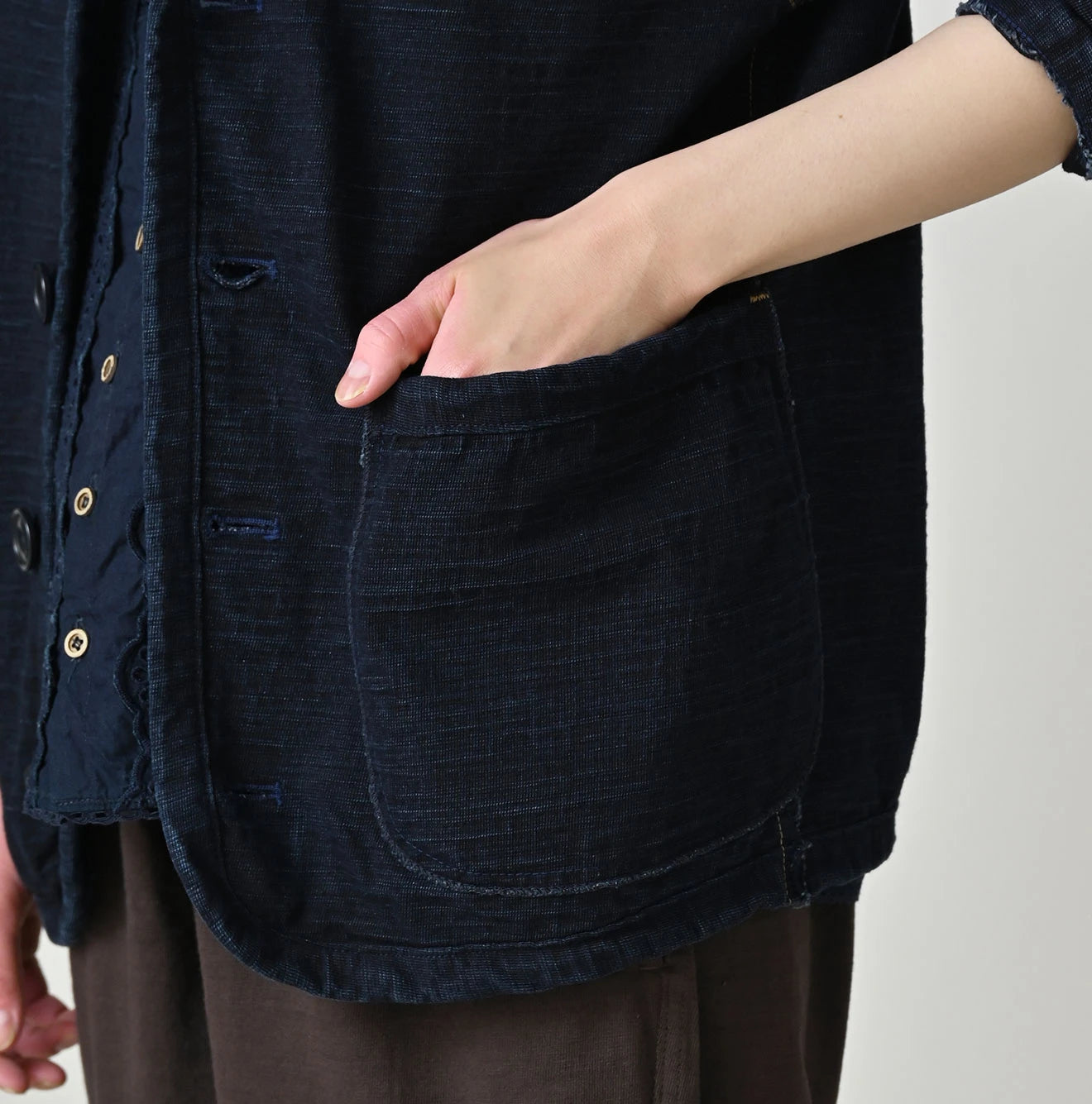 Indigo Dekoboko Tenjiku 908 Binder Hoodie
