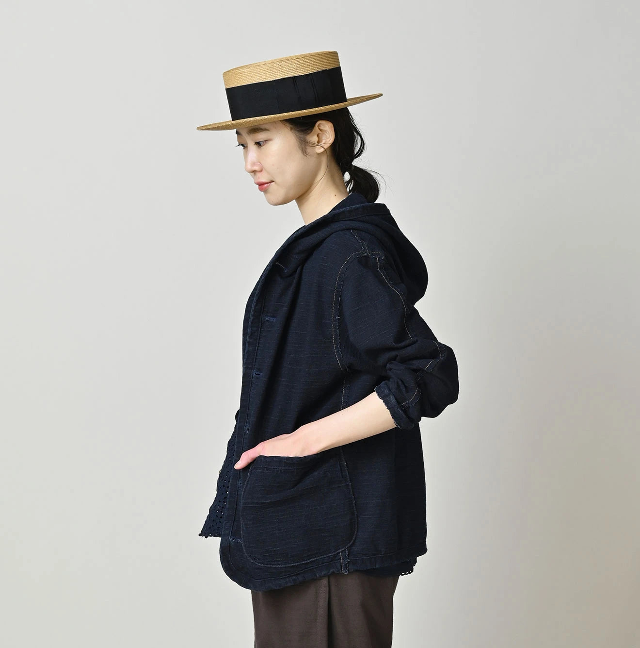 Indigo Dekoboko Tenjiku 908 Binder Hoodie