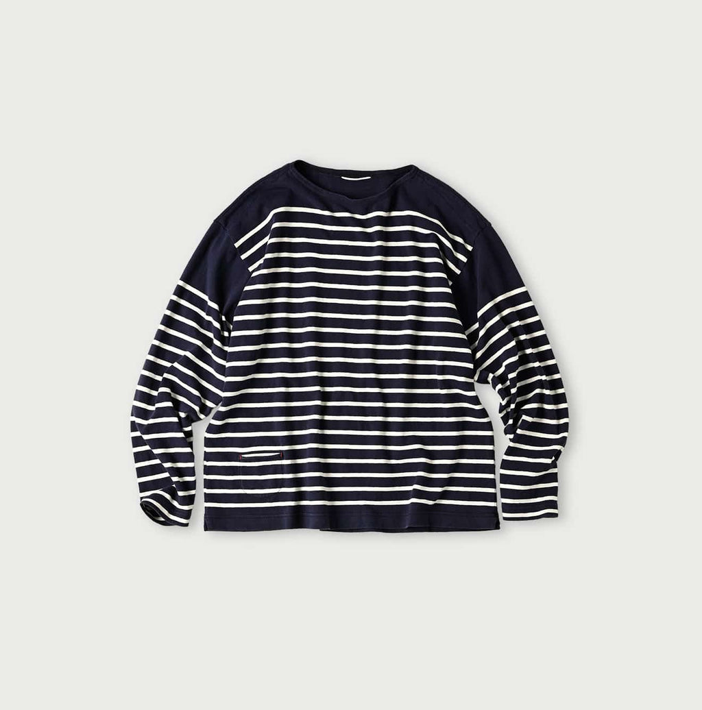 Basque 908 Shirt (Size 2) Navy x Kinari