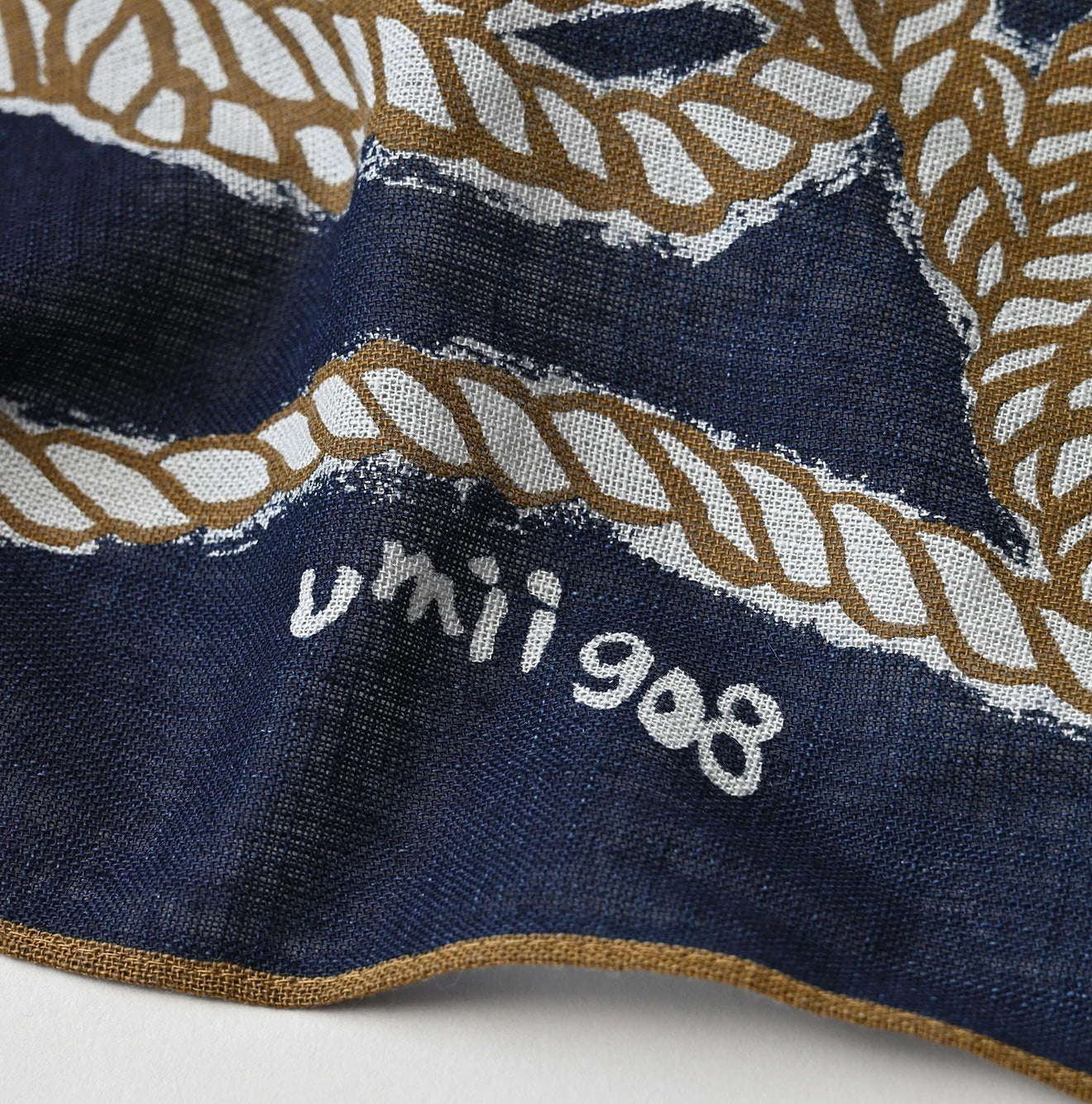 Indigo Gauze Tri-color Bandana