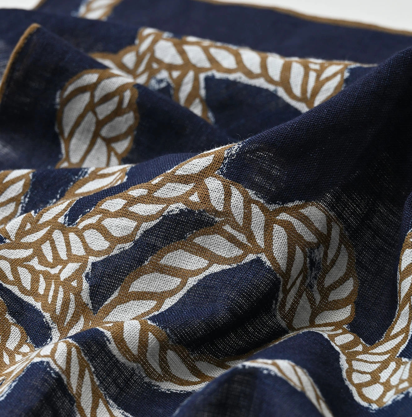 Indigo Gauze Tri-color Bandana