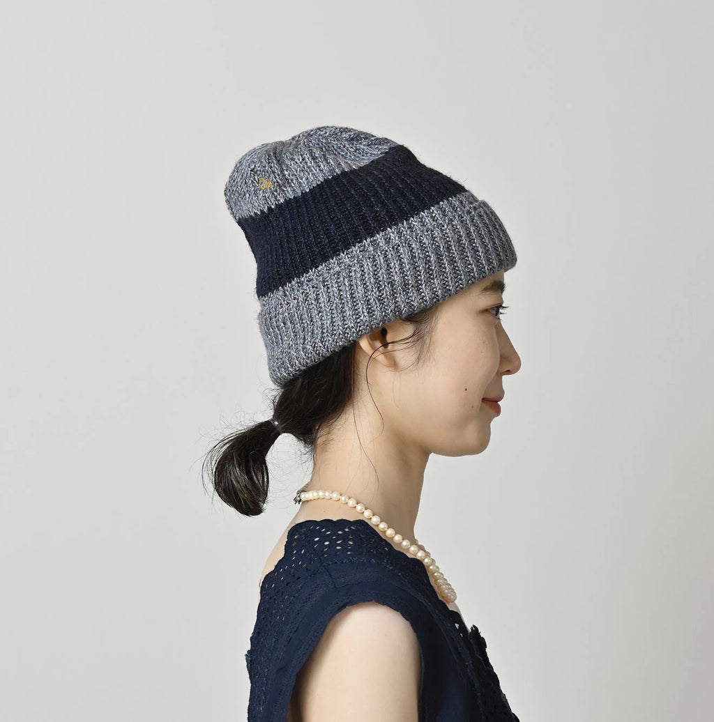 Linen Ridge Knit Cap
