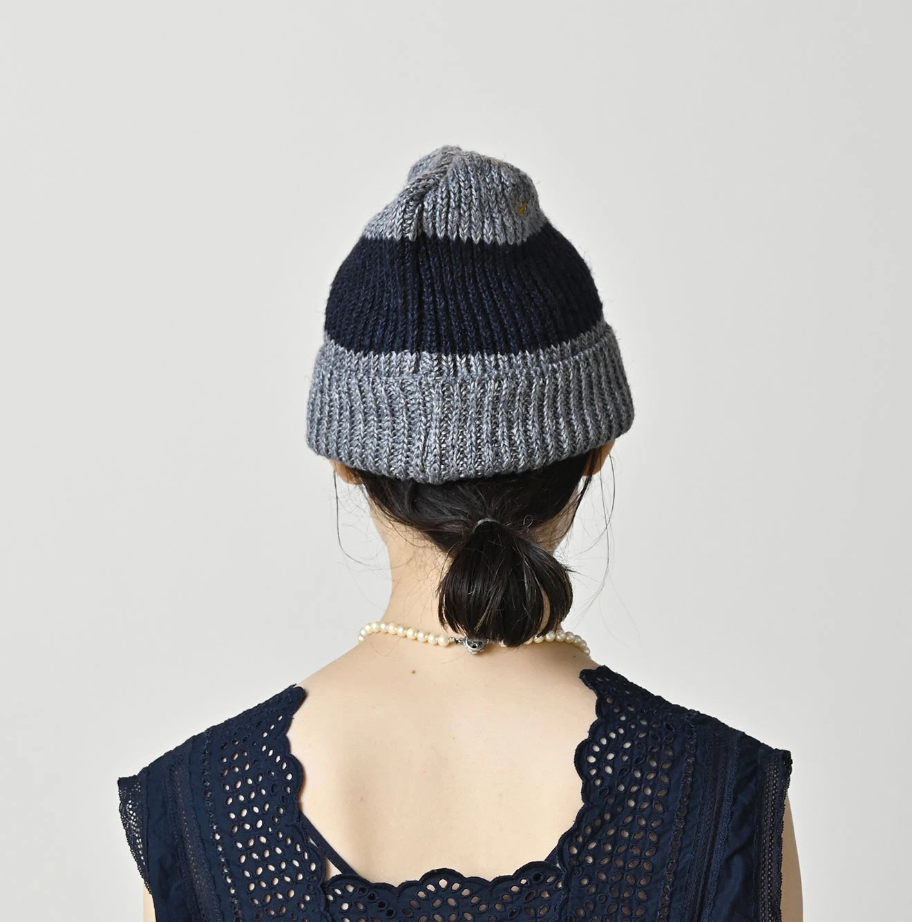 Linen Ridge Knit Cap
