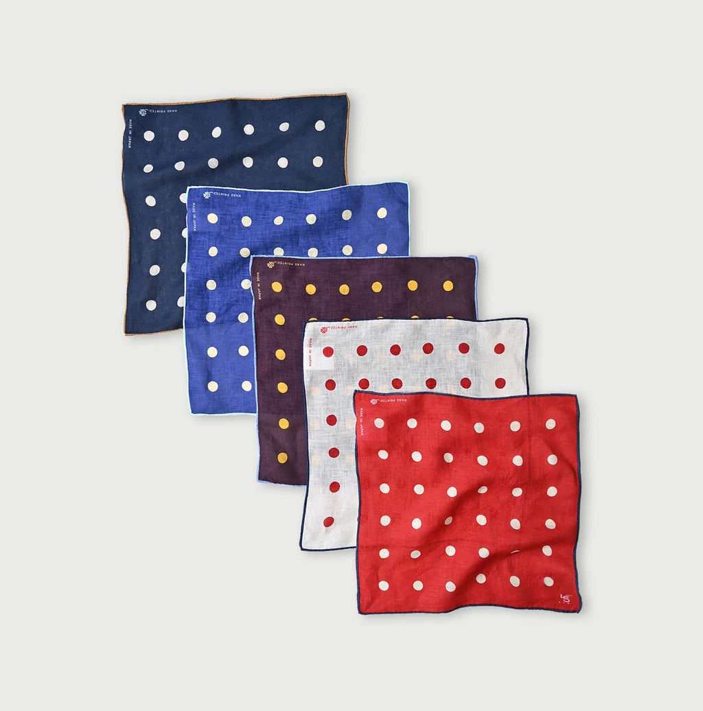 Linen Trois Handkerchief