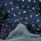 Indigo Gauze Bandana x Dots Stole