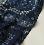 Indigo Gauze Bandana x Dots Stole
