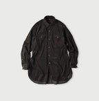 Pin Corduroy 908 Gatcha-Pocket Shirt Brown