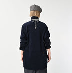 Pin Corduroy 908 Gatcha-Pocket Shirt Female Model