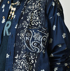 Indigo Hira Bandana Mix 908 Ocean Button Down Shirt