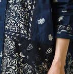 Indigo Hira Bandana Mix 908 Ocean Button Down Shirt