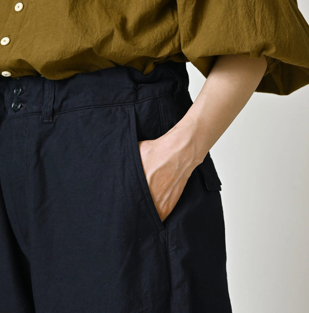 Indigo Thin Back Satin 908 Nîmes Pants