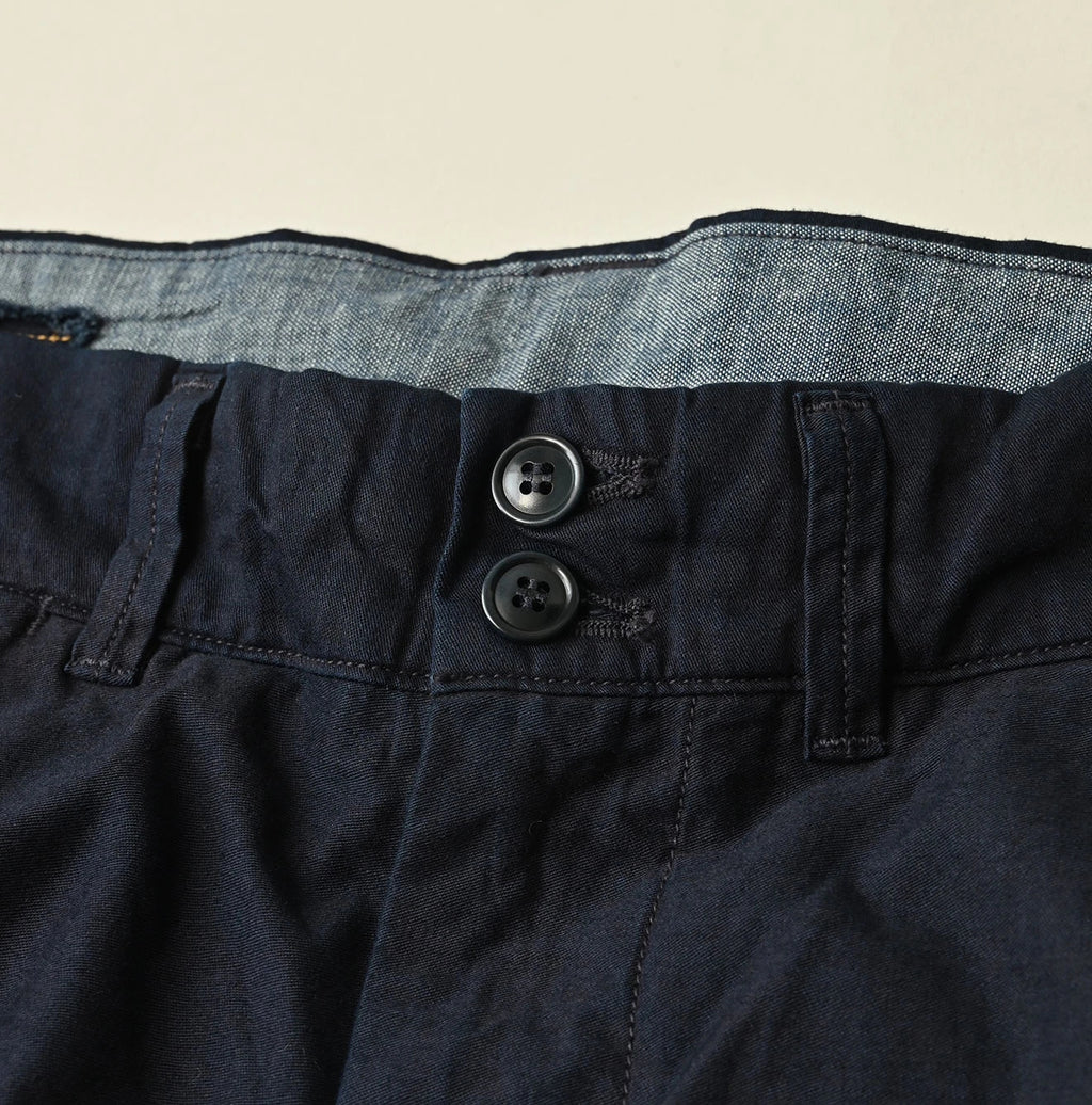 Indigo Thin Back Satin 908 Nîmes Pants