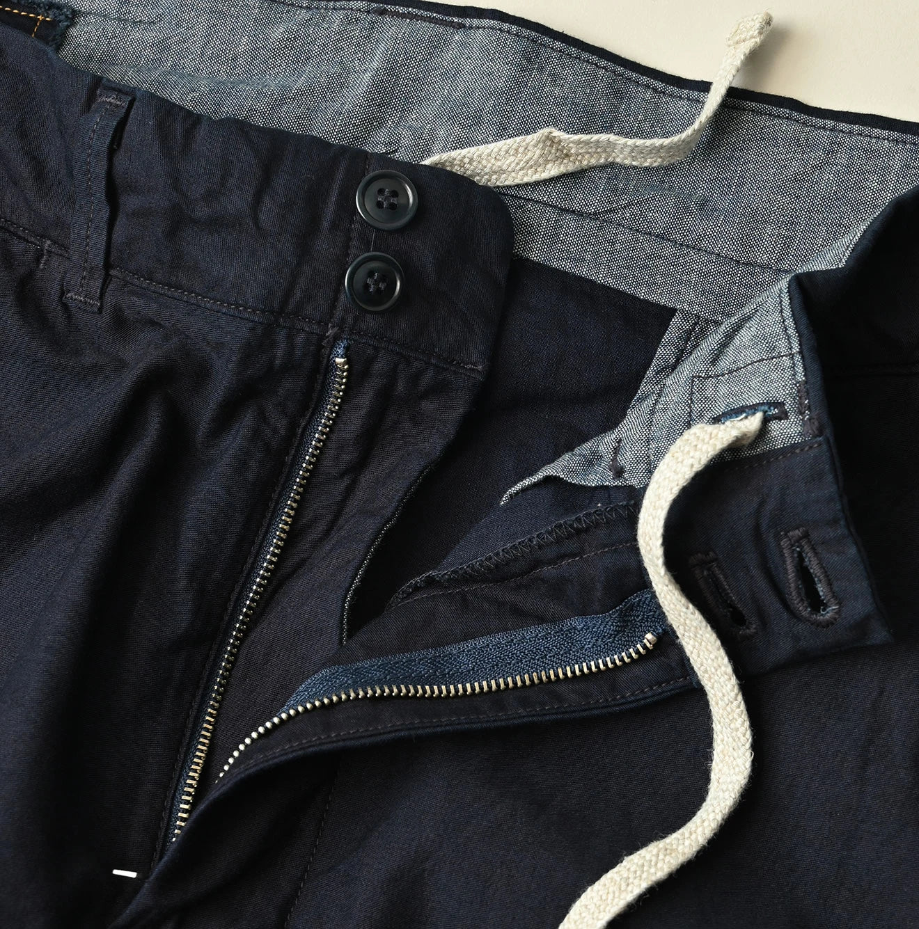Indigo Thin Back Satin 908 Nîmes Pants