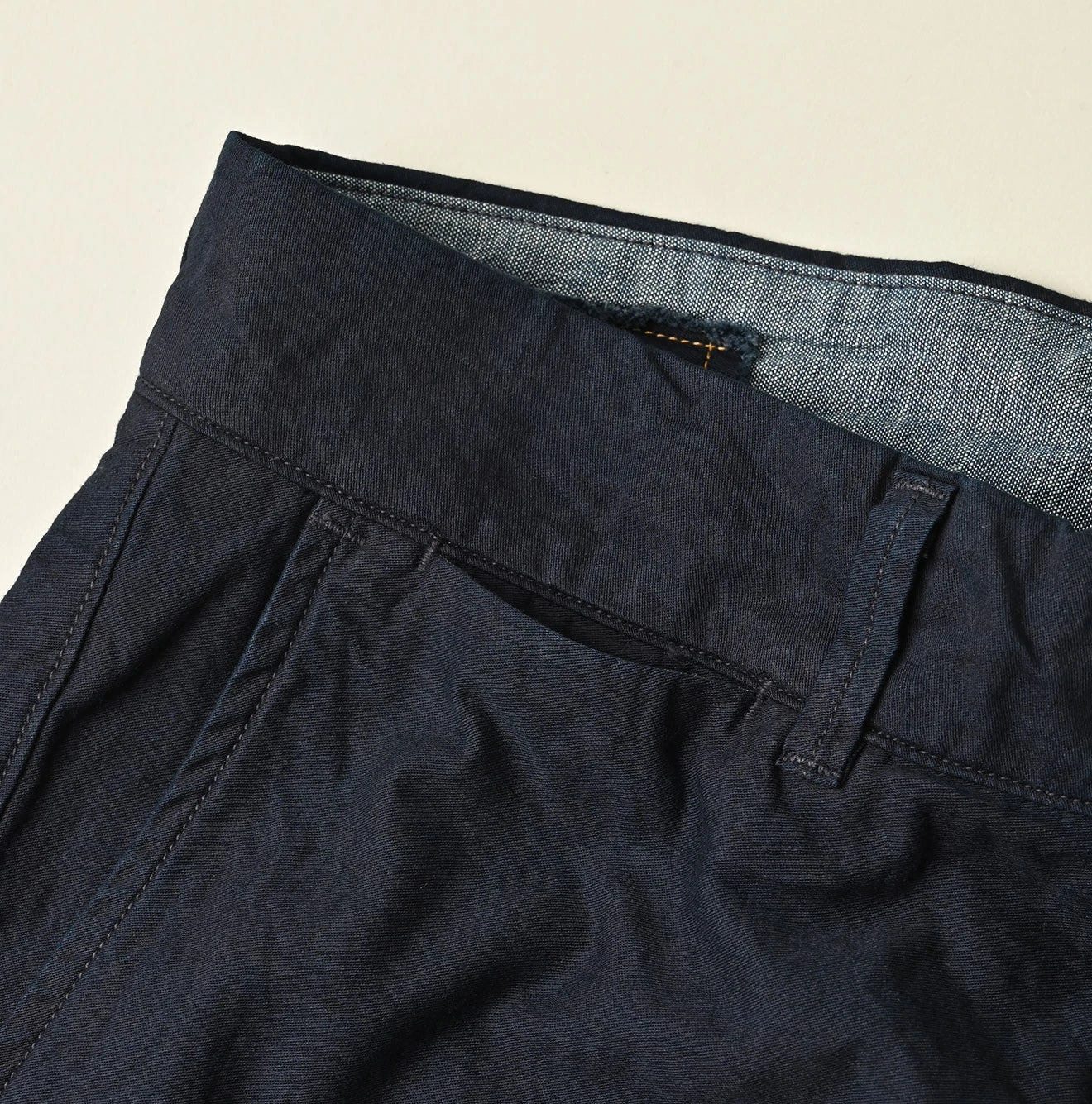 Indigo Thin Back Satin 908 Nîmes Pants