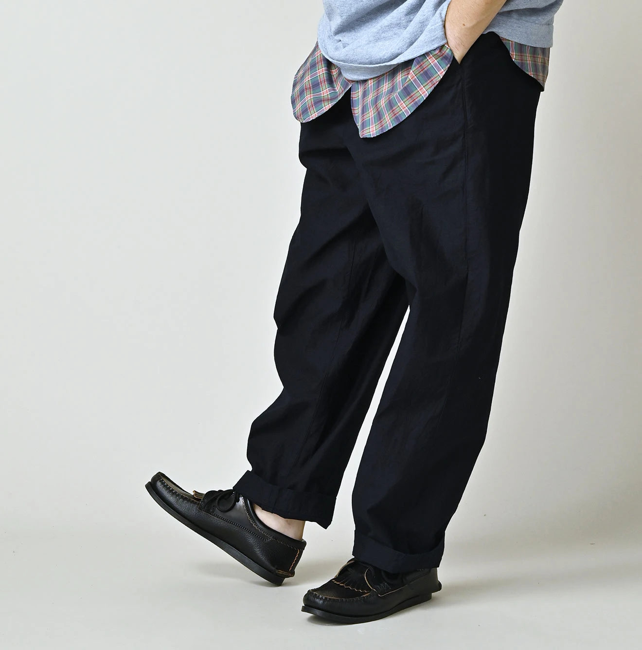 Indigo Thin Back Satin 908 Nîmes Pants