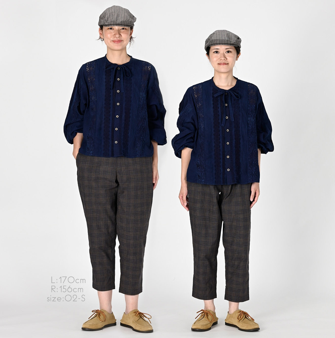 Yorimoku Cotton Tweed 908 Joppan Female Models