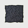 Silk Polka Dot Big Bandana Navy
