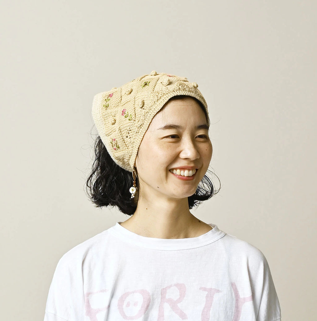 Pom-pom Flower Hair Band
