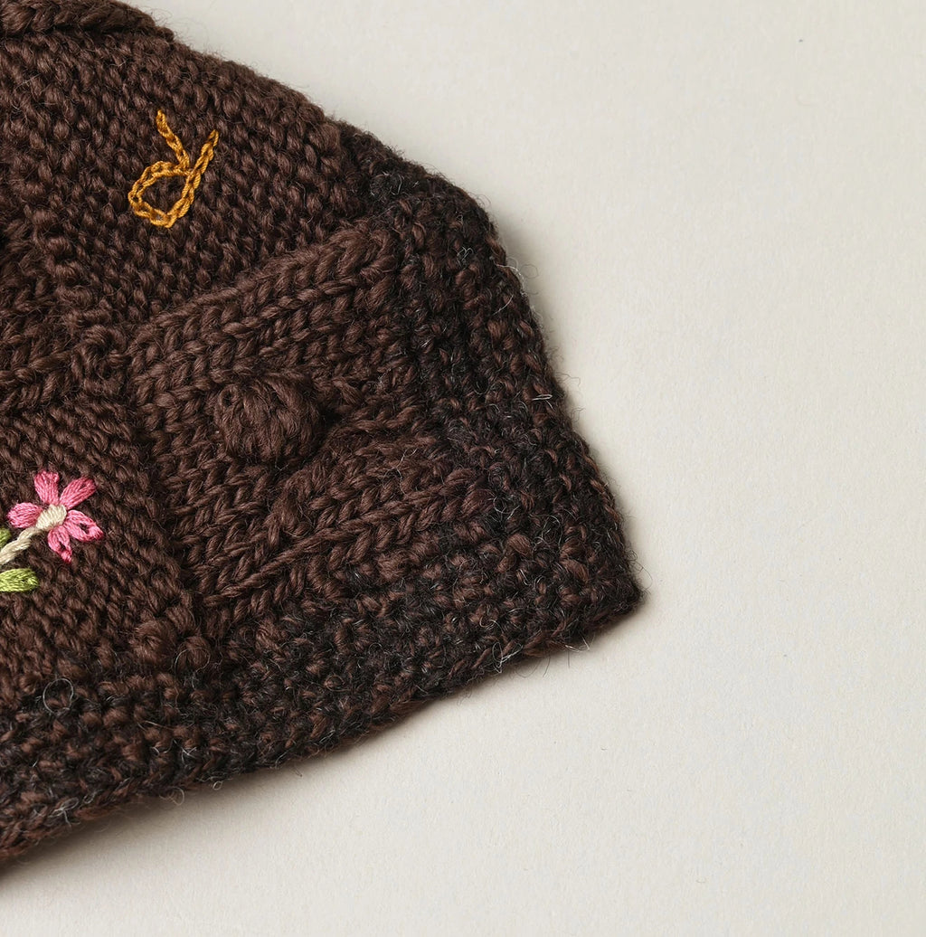 Pom-pom Flower Hair Band