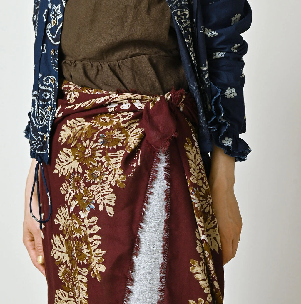 Supima Aya Sherpa Flower Furoshiki