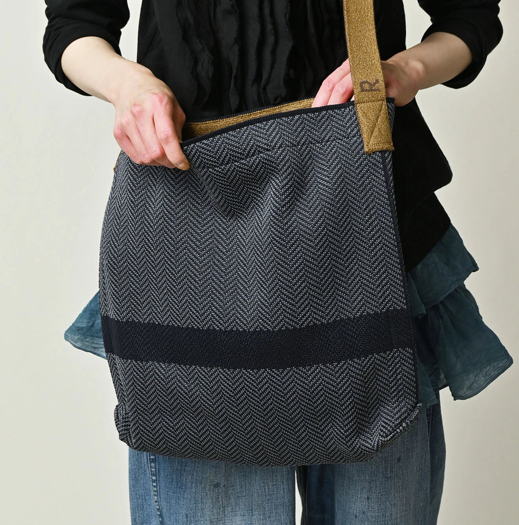 Herringbone Jacquard Tote
