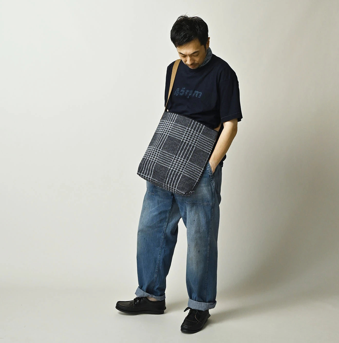 Herringbone Jacquard Tote