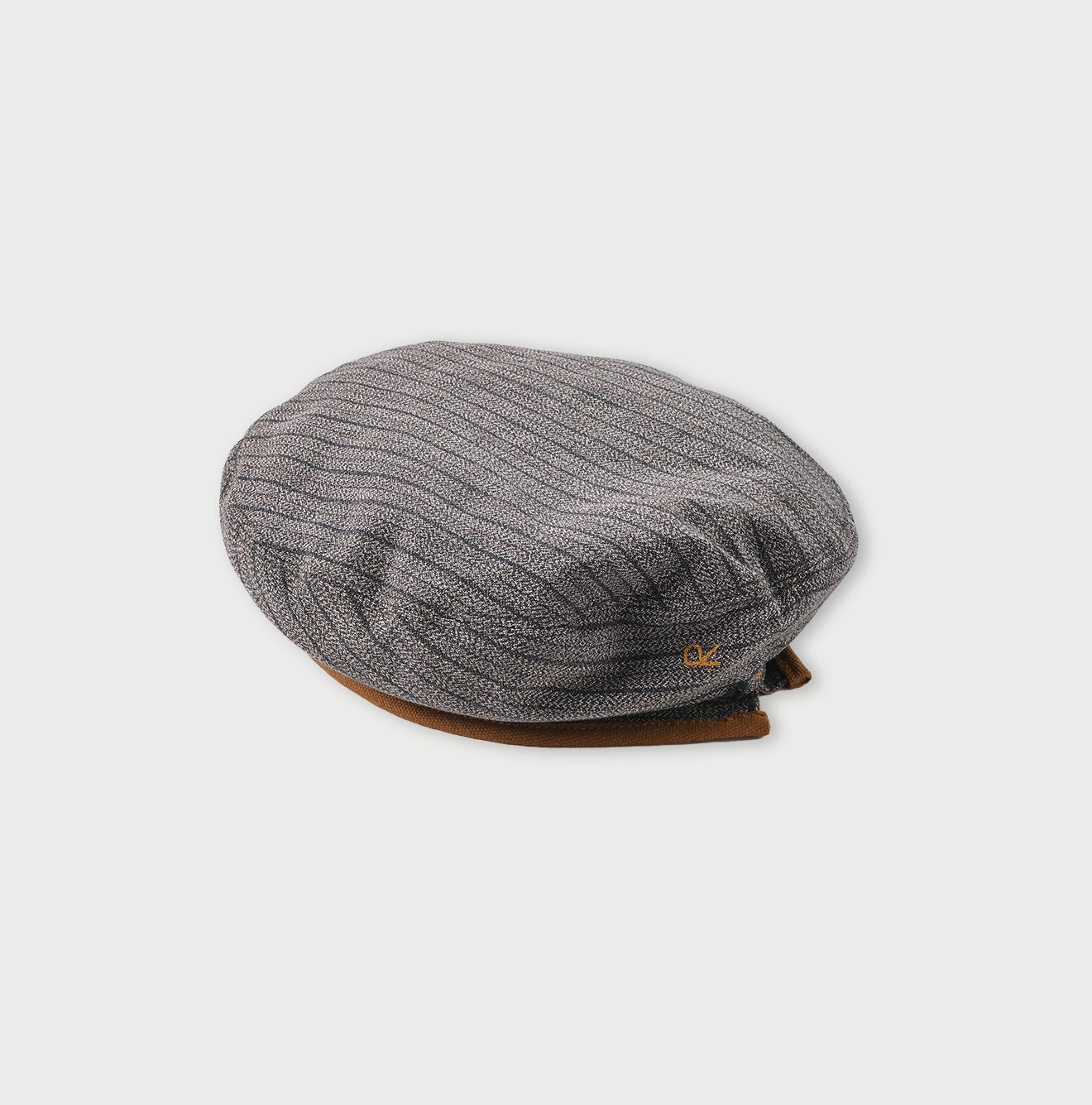 Yorimoku Cotton Tweed Beret Yorimoku Stripe
