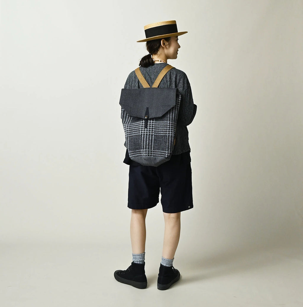 Jacquard Herringbone Backpack