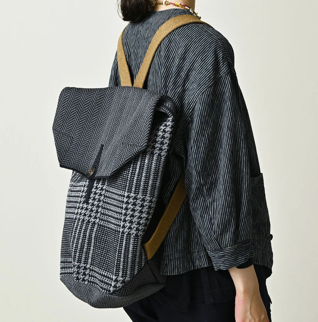 Jacquard Herringbone Backpack