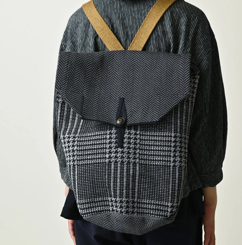 Jacquard Herringbone Backpack