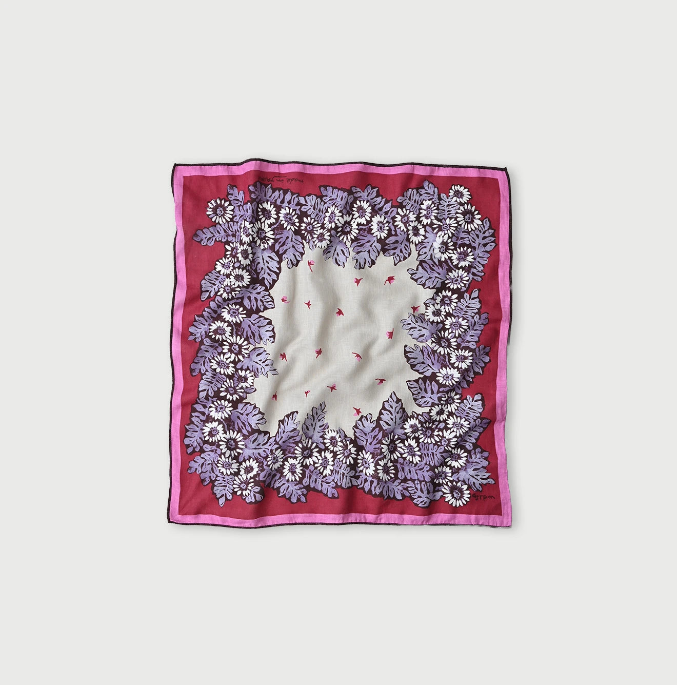 Supima Aya Sherpa Flower Bandana