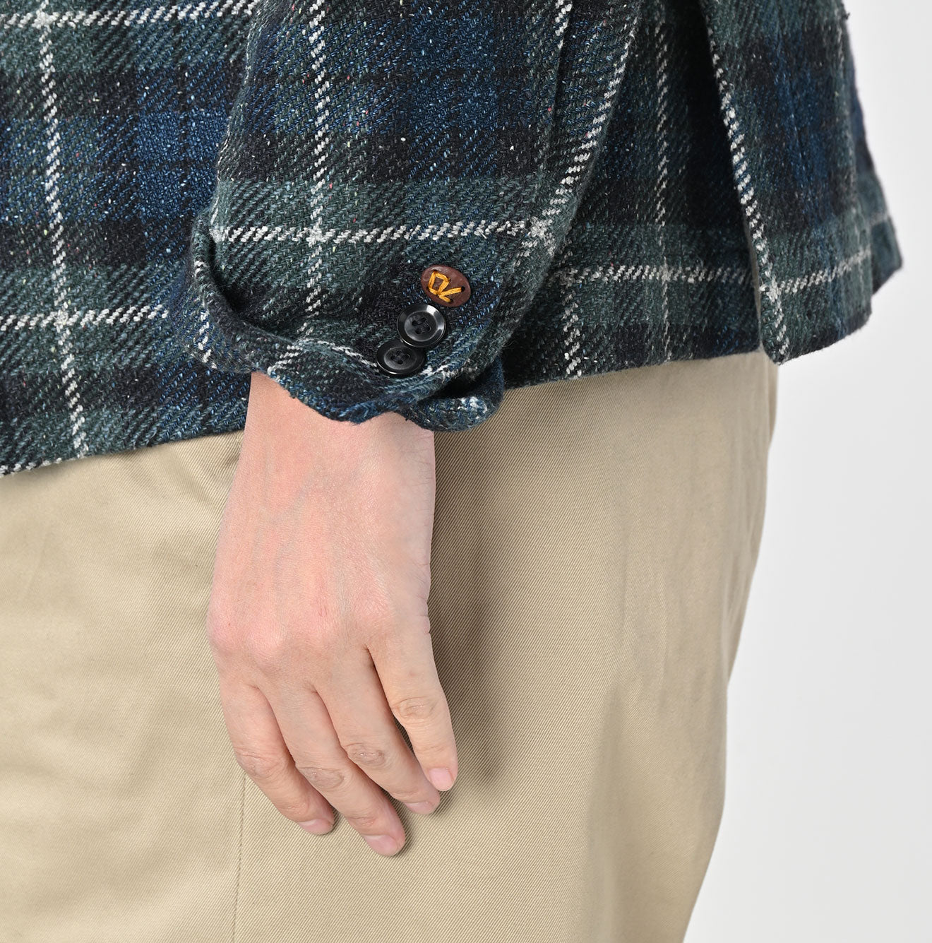 Cotton Tweed 908 Notting Hill Jacket Detail