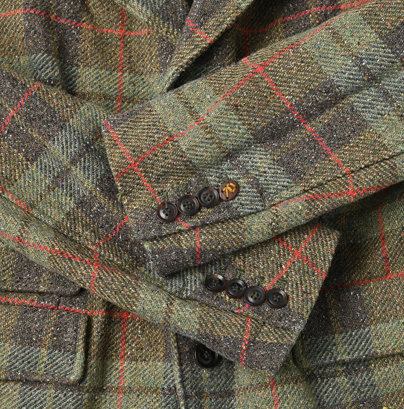 Cotton Tweed 908 Notting Hill Jacket Detail