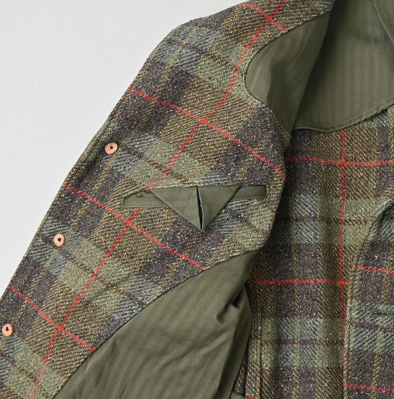 Cotton Tweed 908 Notting Hill Jacket Detail