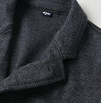 Jersey Flannel 908 Cardigan Jacket Detail