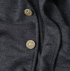 Jersey Flannel 908 Cardigan Jacket Detail
