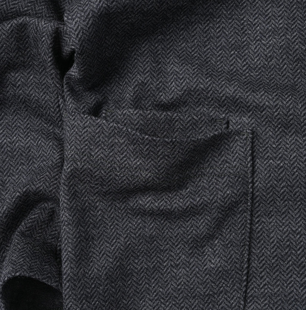 Jersey Flannel 908 Cardigan Jacket Detail