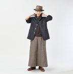 Jersey Flannel 908 Cardigan Jacket Female Model