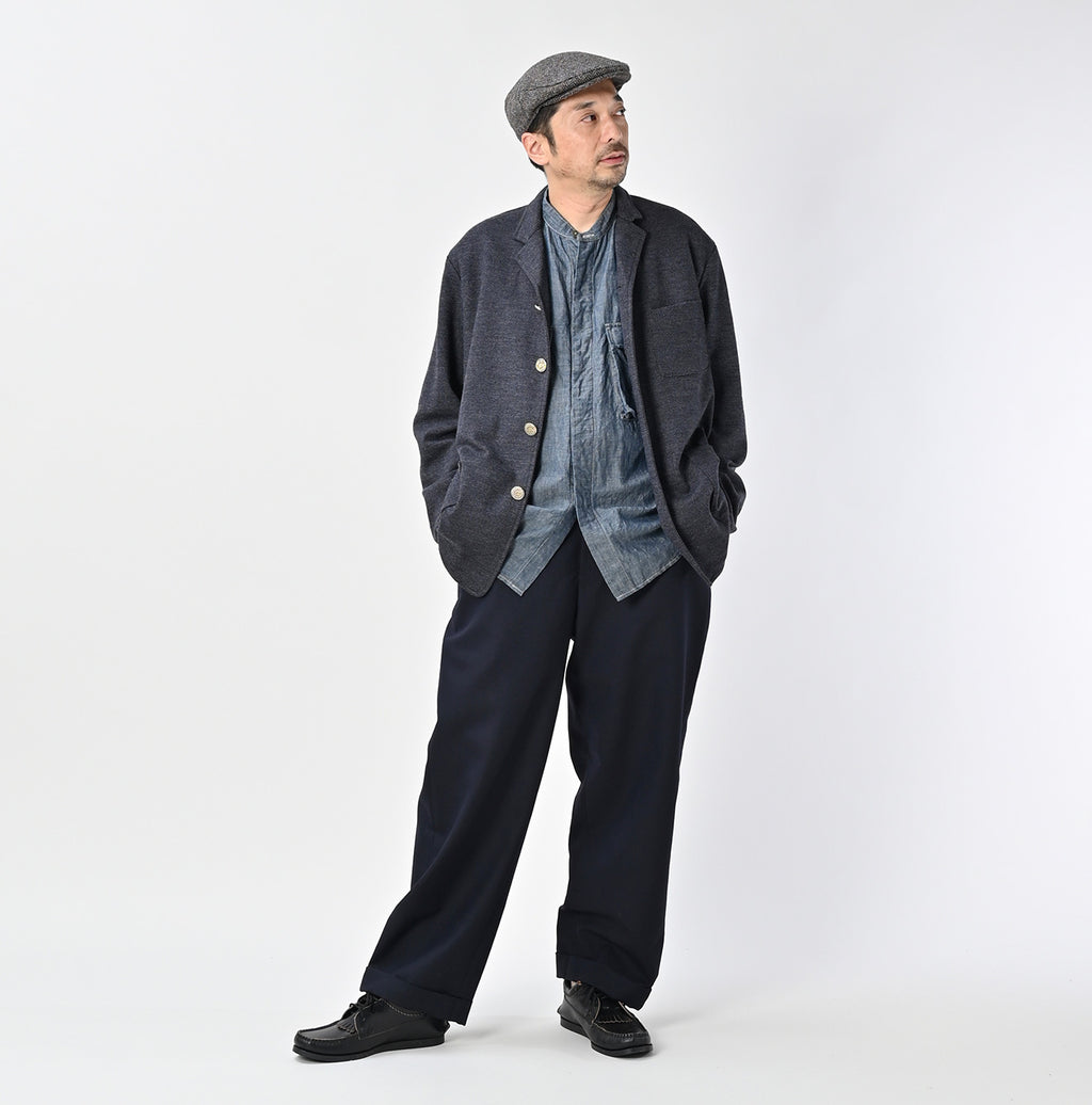 Jersey Flannel 908 Cardigan Jacket Male Model
