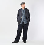 Jersey Flannel 908 Cardigan Jacket Male Model