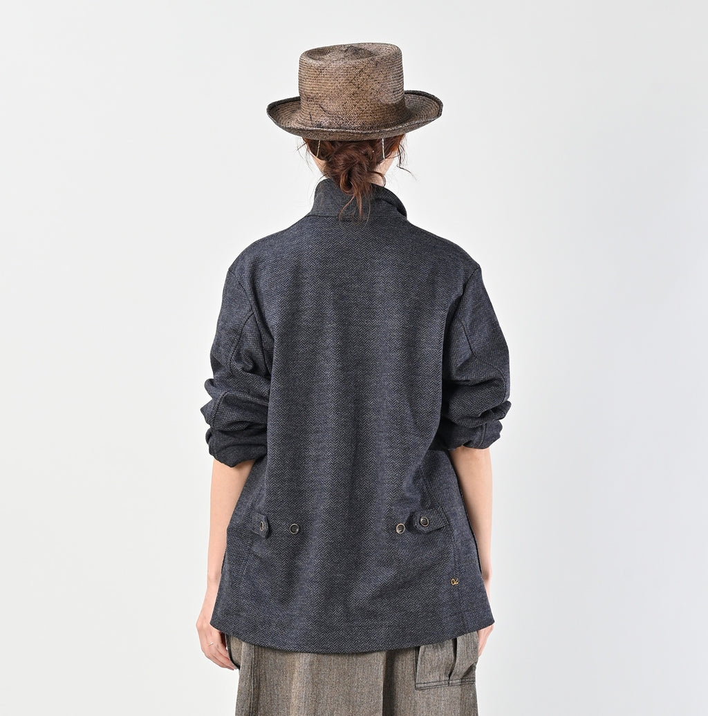 Jersey Flannel 908 Cardigan Jacket Female Model