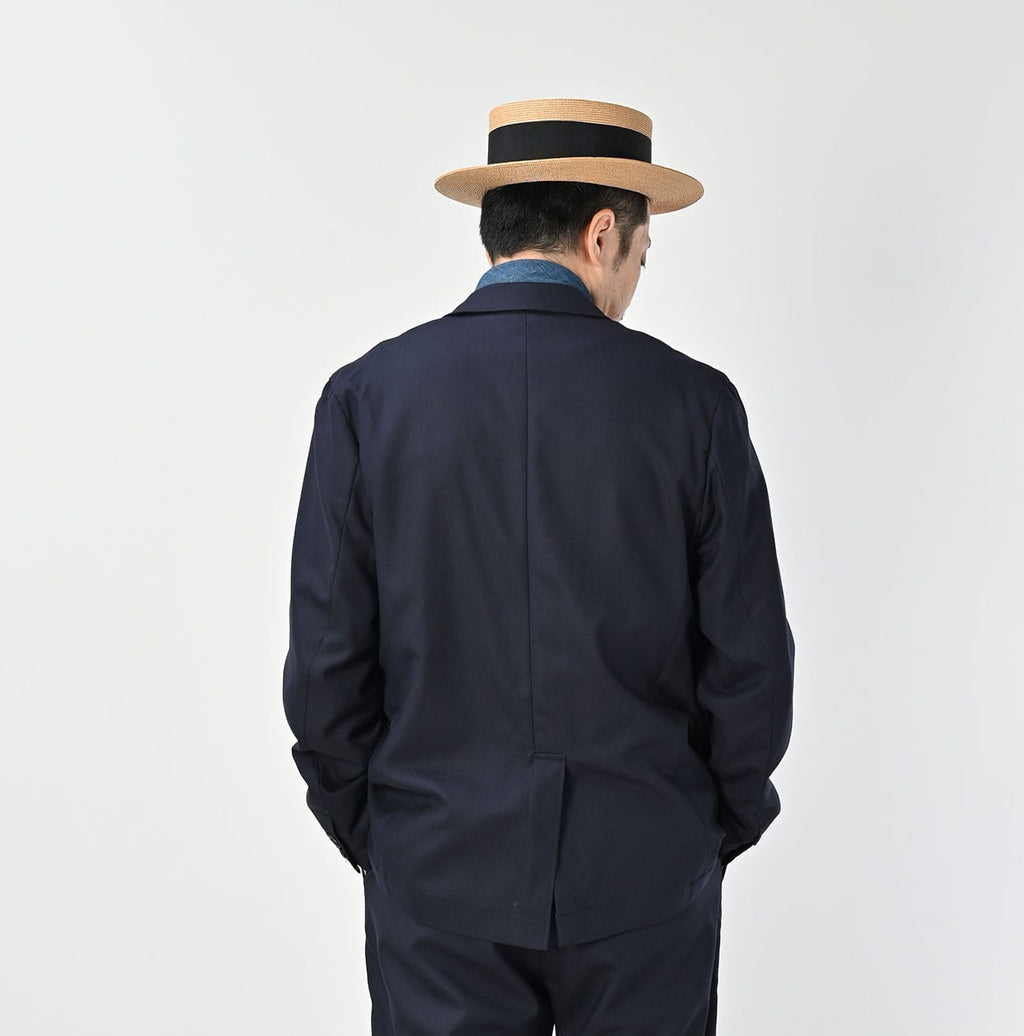 Wool Saxony 908 Miyuki Jacket Male Model