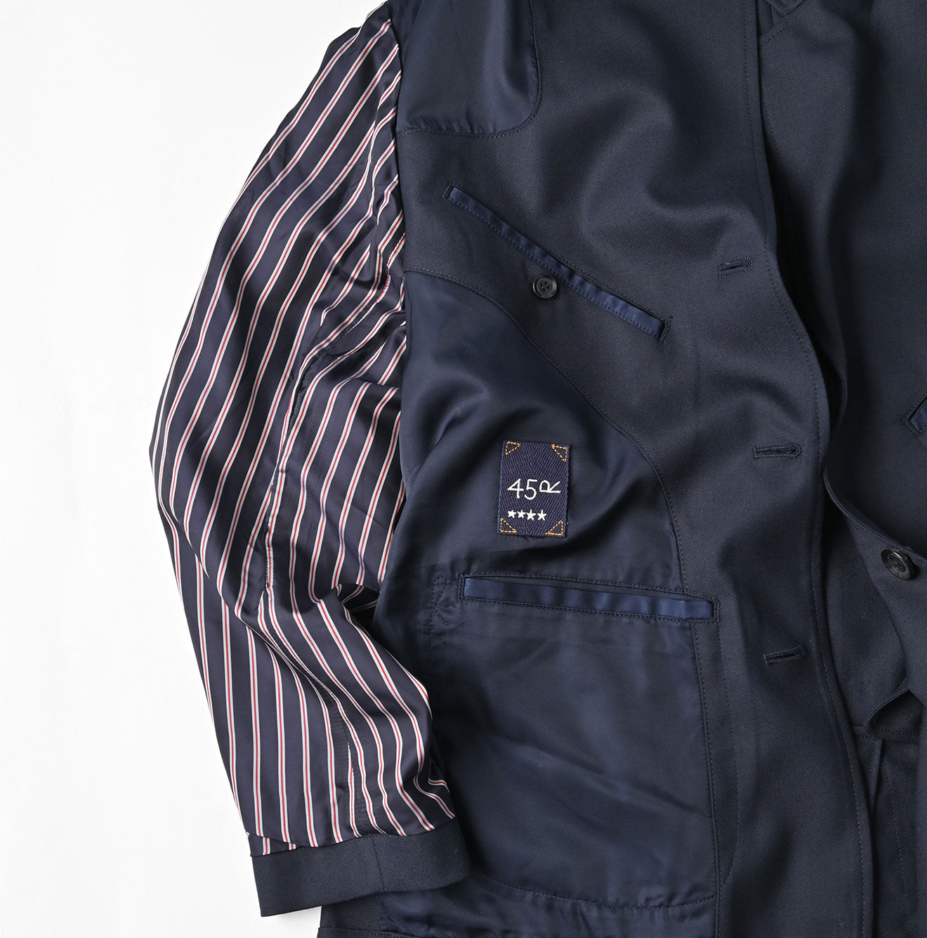 Wool Saxony 908 Miyuki Jacket Detail