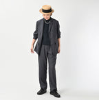 Wool Saxony 908 Miyuki Jacket Female Model