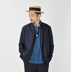 Wool Saxony 908 Miyuki Jacket Male Model