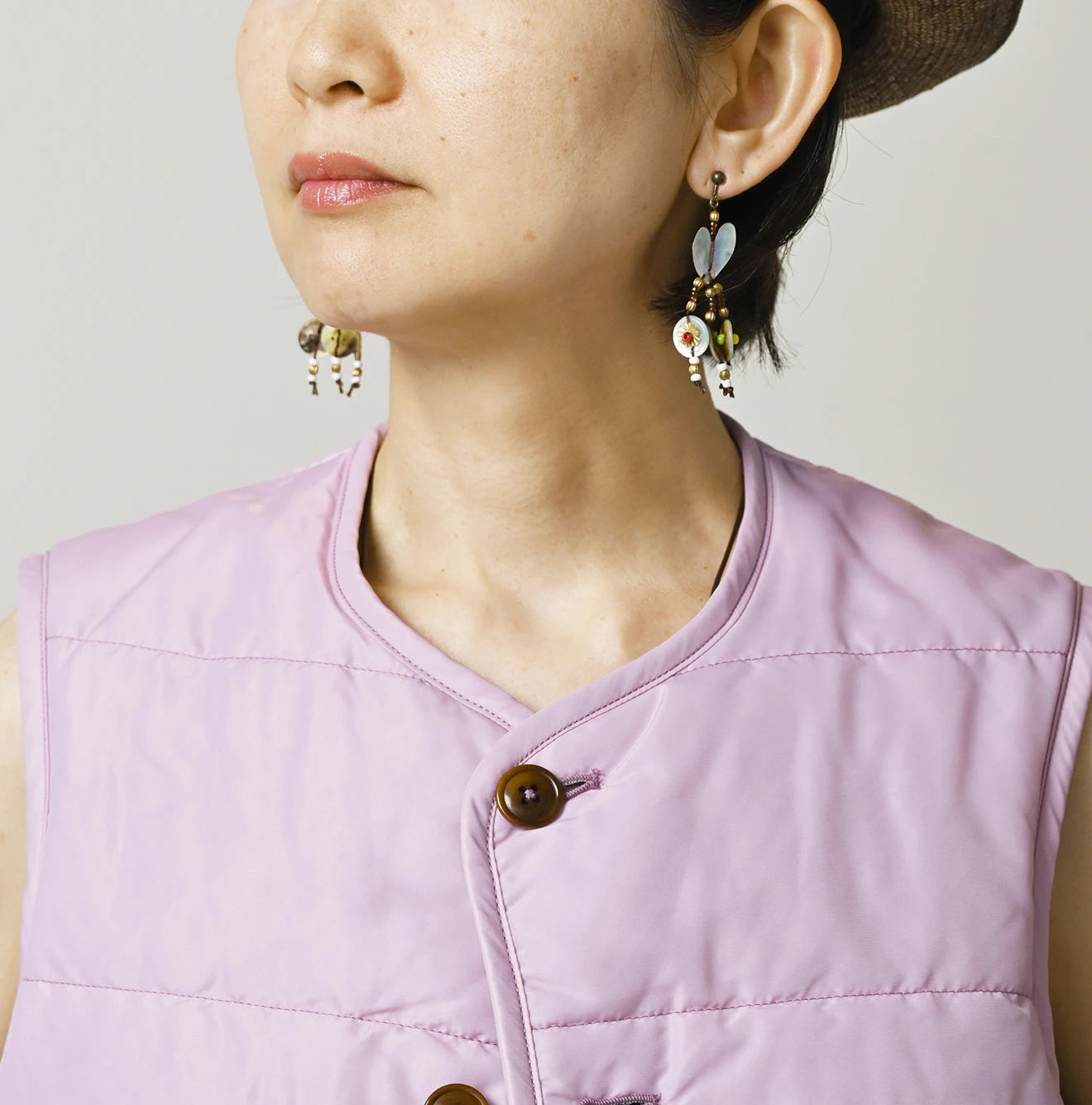 Nylon Quilting 908 Crew Vest