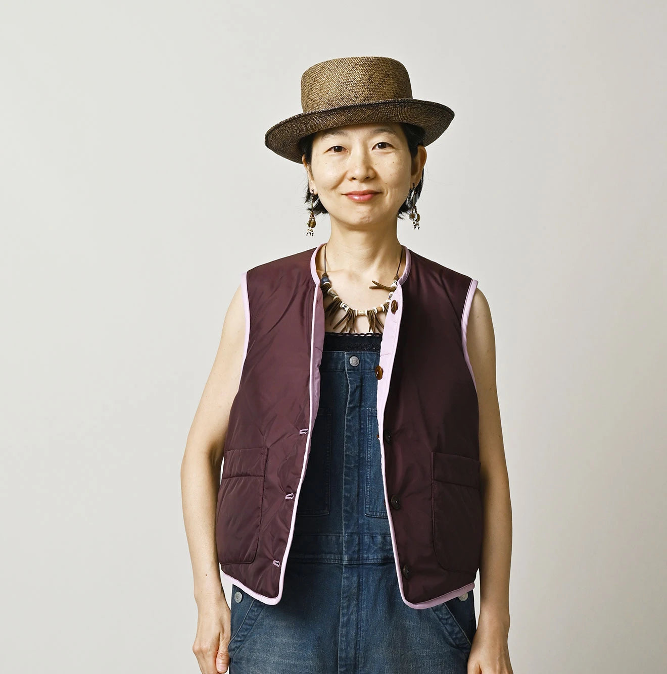 Nylon Quilting 908 Crew Vest
