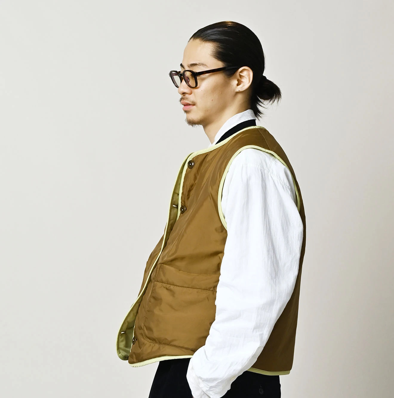 Nylon Quilting 908 Crew Vest
