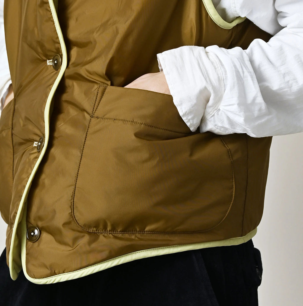 Nylon Quilting 908 Crew Vest