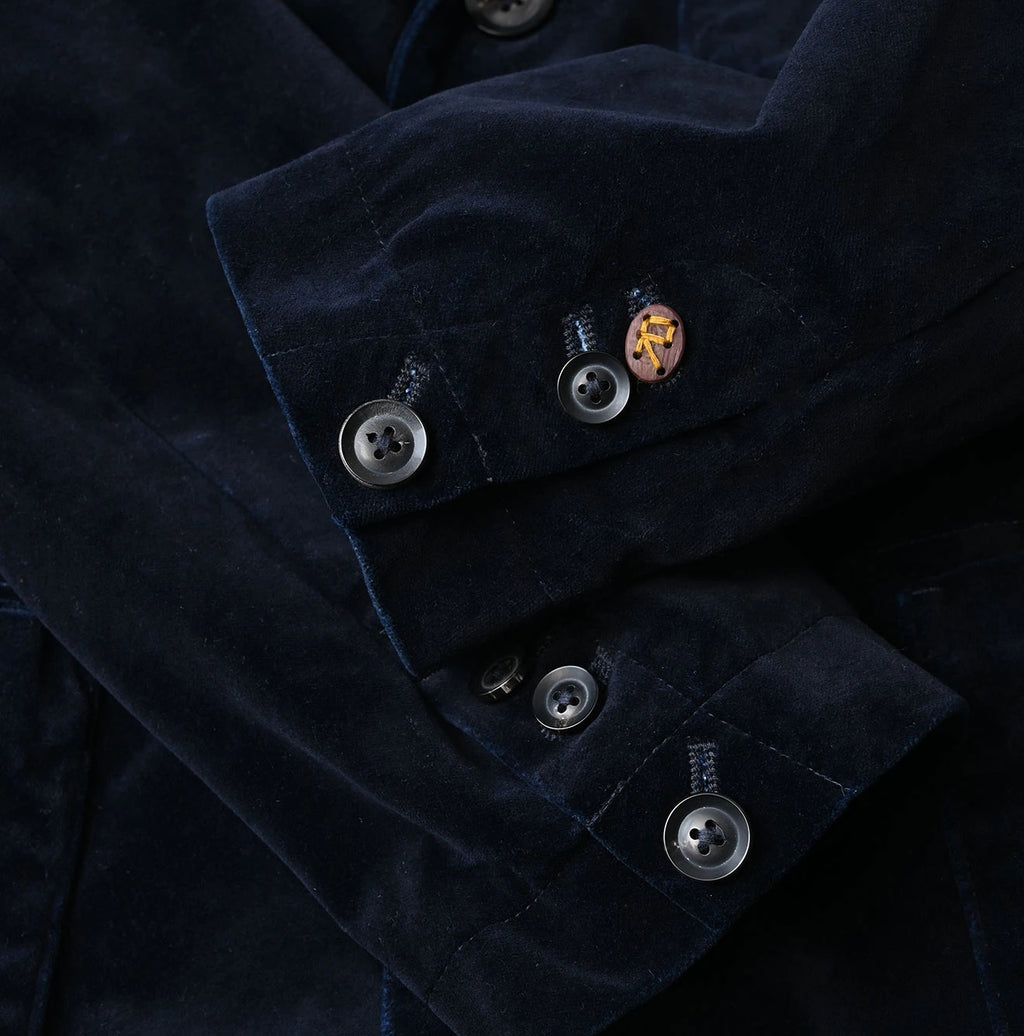 Indigo Velvet 908 Jacquarde